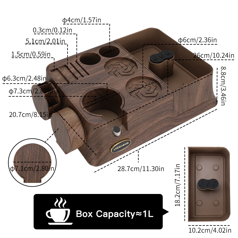 KISSHOME Espresso Tamper Stati - đánh giá và giá Coffee Tea Holder