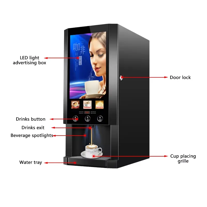 for E30S Automatic Coffee Vend - đánh giá và giá Coffee Tea Vending Machine For Office