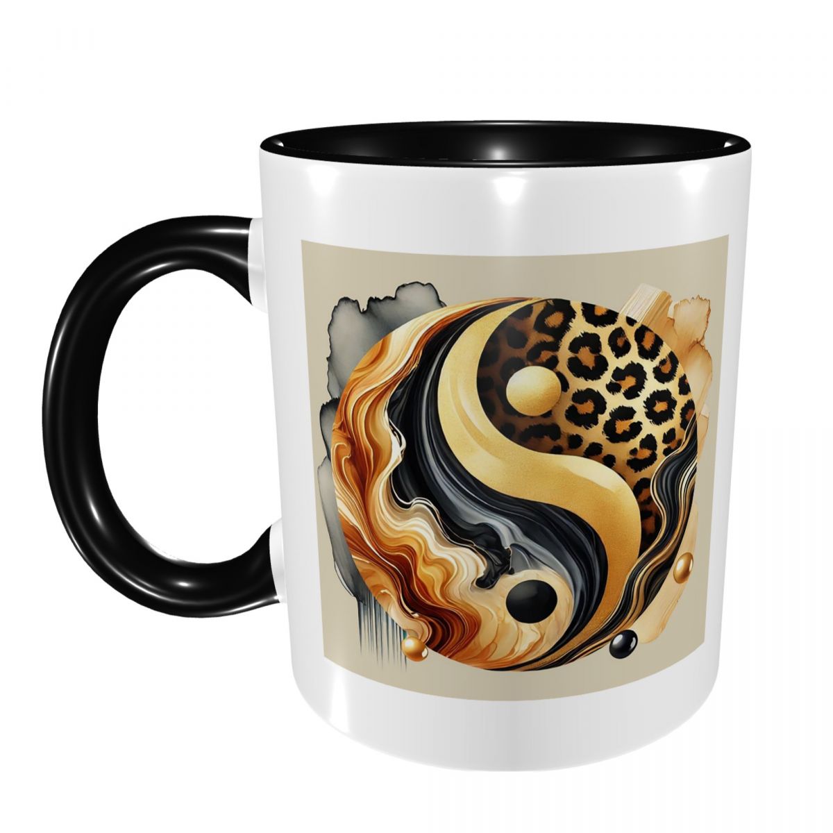 Leopard Yin Yang Luxury Gold M - đánh giá và giá Coffee Tea Yin Yang