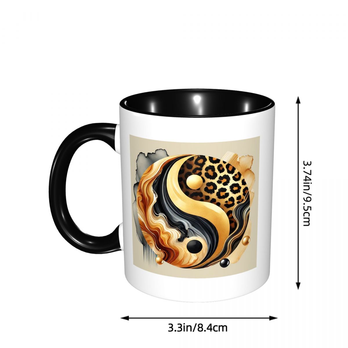 Leopard Yin Yang Luxury Gold M - đánh giá và giá Coffee Tea Yin Yang