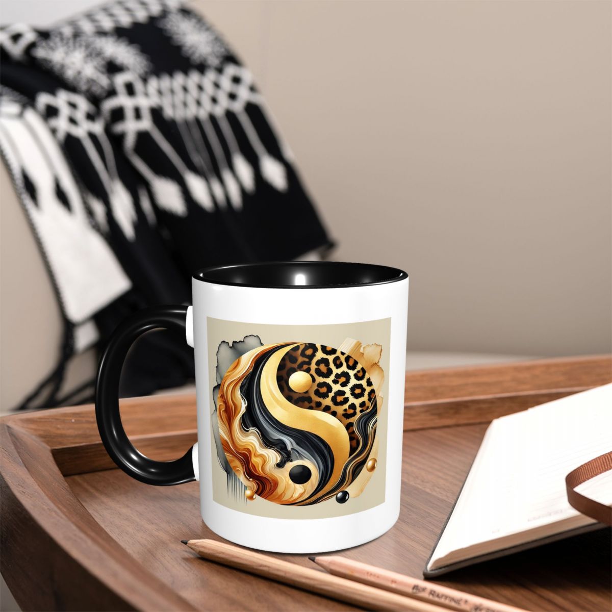 Leopard Yin Yang Luxury Gold M - đánh giá và giá Coffee Tea Yin Yang