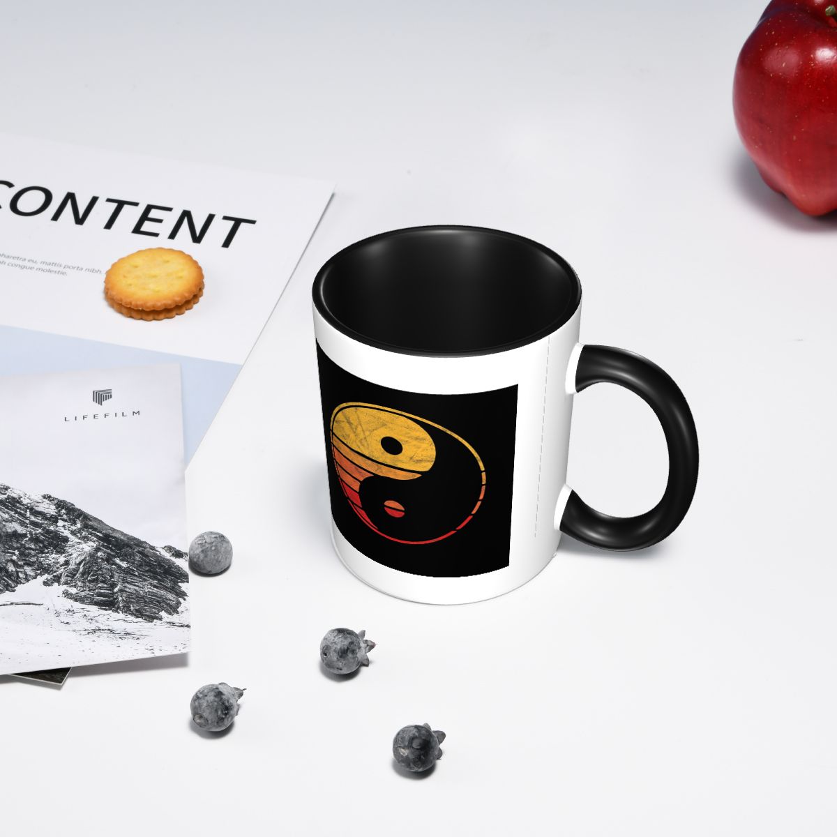 Humor Vintage Yin Yang 80's Mi - đánh giá và giá Coffee Tea Yin Yang