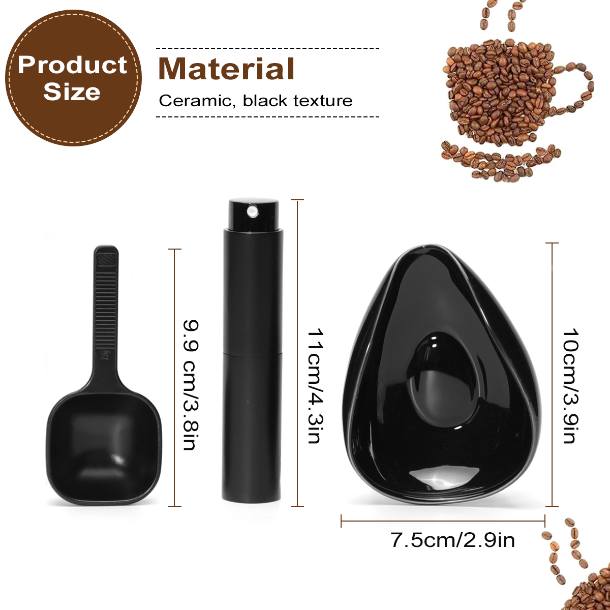 Leeseph Coffee Bean Dosing Cup - đánh giá và giá Tea Coffee Pot Set