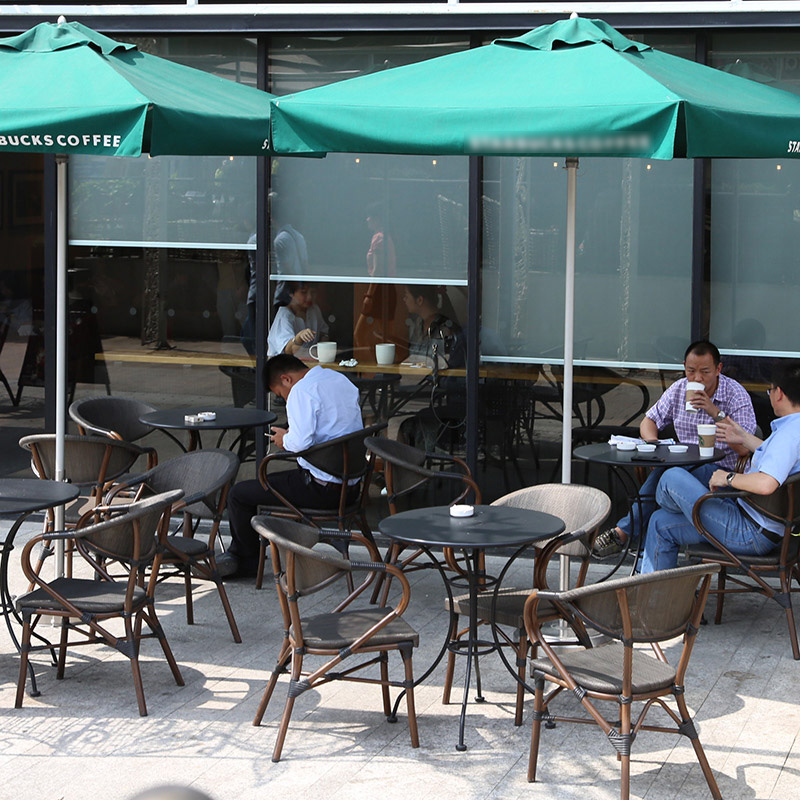Outdoor garden rattan courtyar - đánh giá và giá Coffee Tea Gardens
