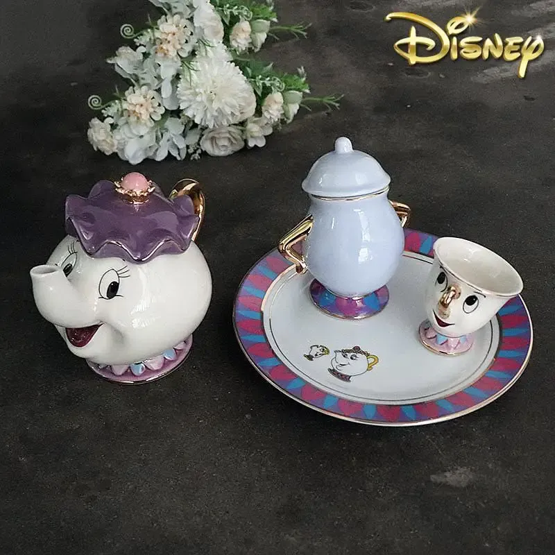 Hot Teapot Cartoon Beauty And  - đánh giá và giá Tea Coffee Pot Set