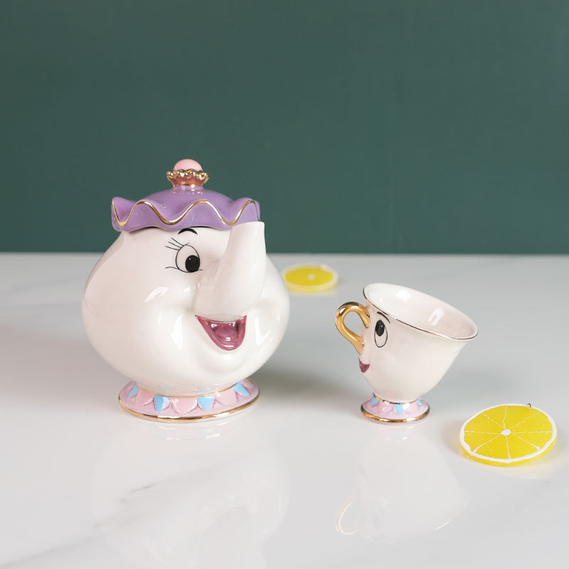 Hot Teapot Cartoon Beauty And  - đánh giá và giá Tea Coffee Pot Set
