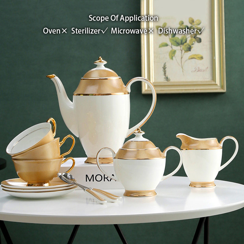 Vàng Sang Trọng Xương Trung Qu - đánh giá và giá Tea Coffee Pot Set