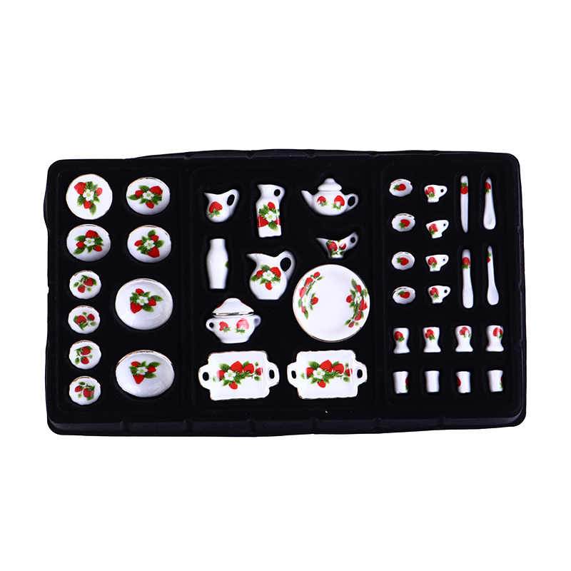 1 Bộ 1:12 Thu Nhỏ Nhà Búp Bê H - đánh giá và giá Tea Coffee Pot Set