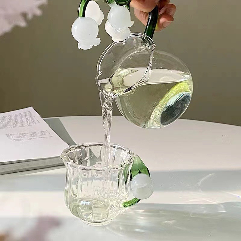 Lily of The Valley Glass Goble - đánh giá và giá Valley Tea And Coffee