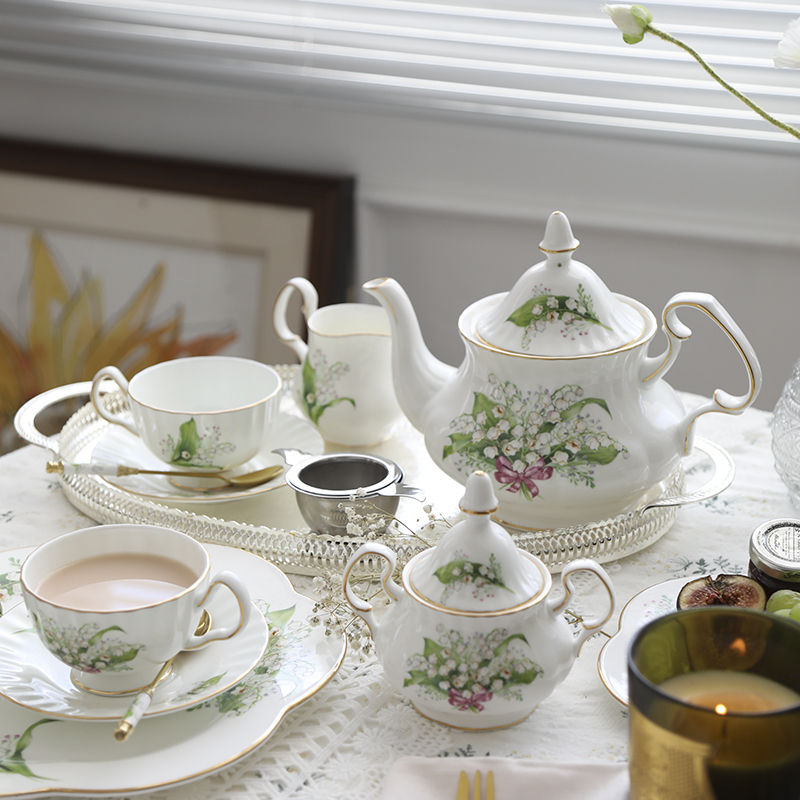 Tea Cup Saucers Lily Valley Se - đánh giá và giá Valley Tea And Coffee