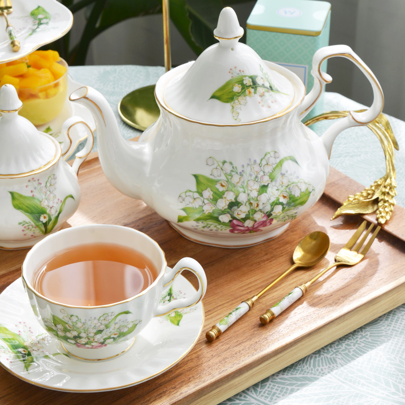 Tea Cup Saucers Lily Valley Se - đánh giá và giá Valley Tea And Coffee