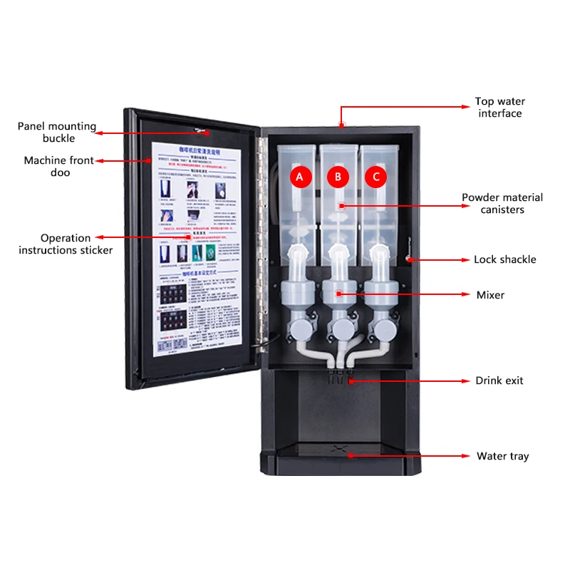 FirmHome StoreE-30SW Automatic - đánh giá và giá Coffee Tea Vending Machine For Office