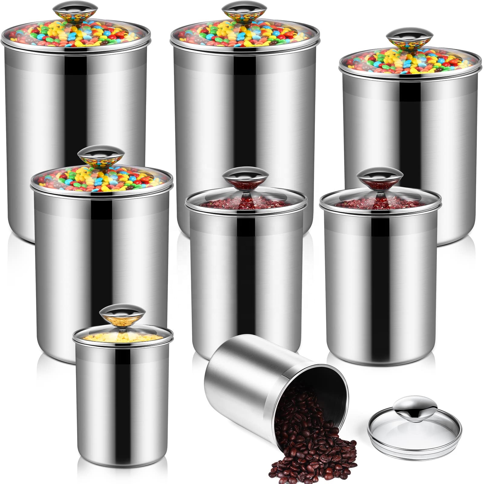Food Storage Containers Tea Co - đánh giá và giá Coffee Tea Sugar Set