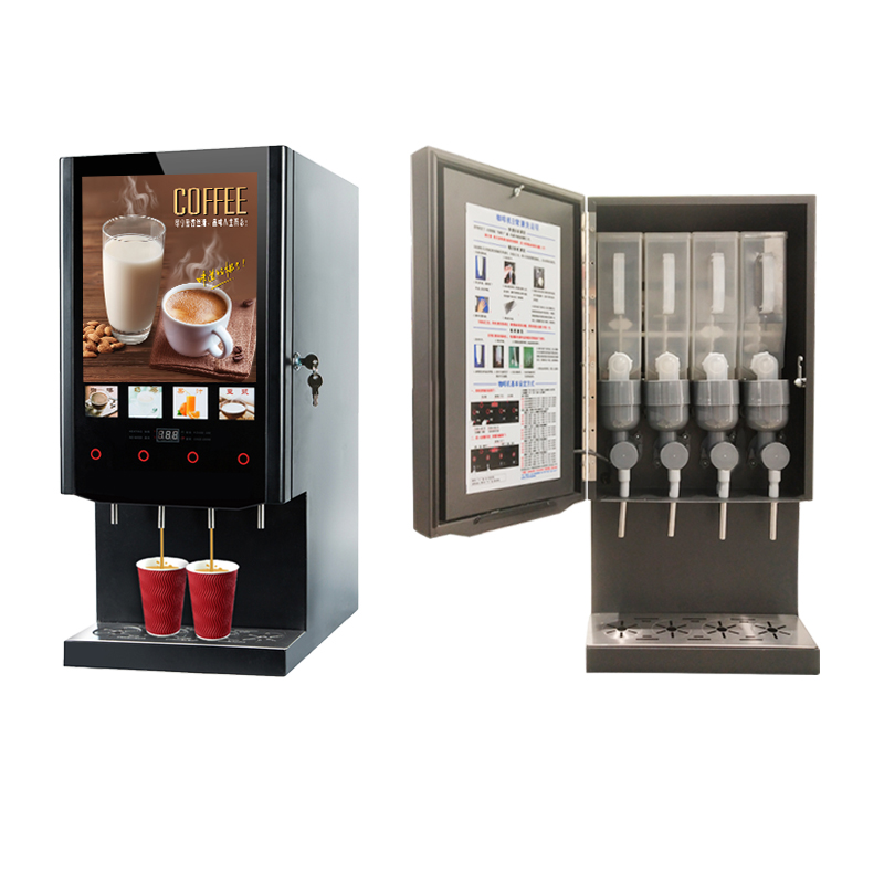 40S 4 Flavours Milk Tea Vendin - đánh giá và giá Coffee Tea Vending Machine For Office