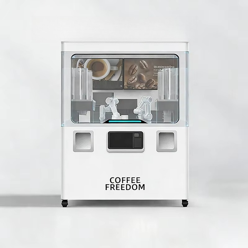 Customized Commercial Robotic  - đánh giá và giá Coffee Tea Vending Machine For Office