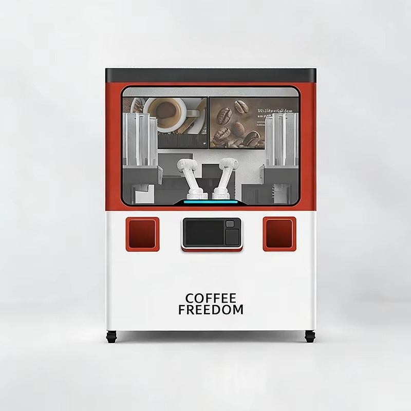 Customized Commercial Robotic  - đánh giá và giá Coffee Tea Vending Machine For Office
