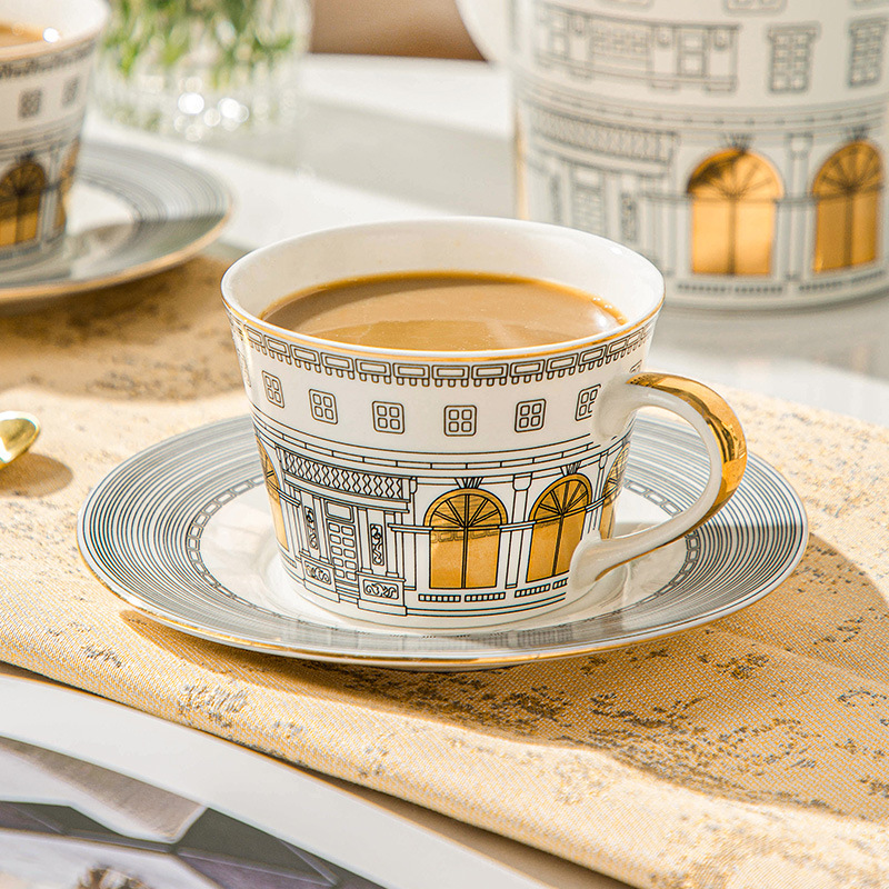 Architectural Cup and Saucer C - đánh giá và giá Tea Coffee Pot Set