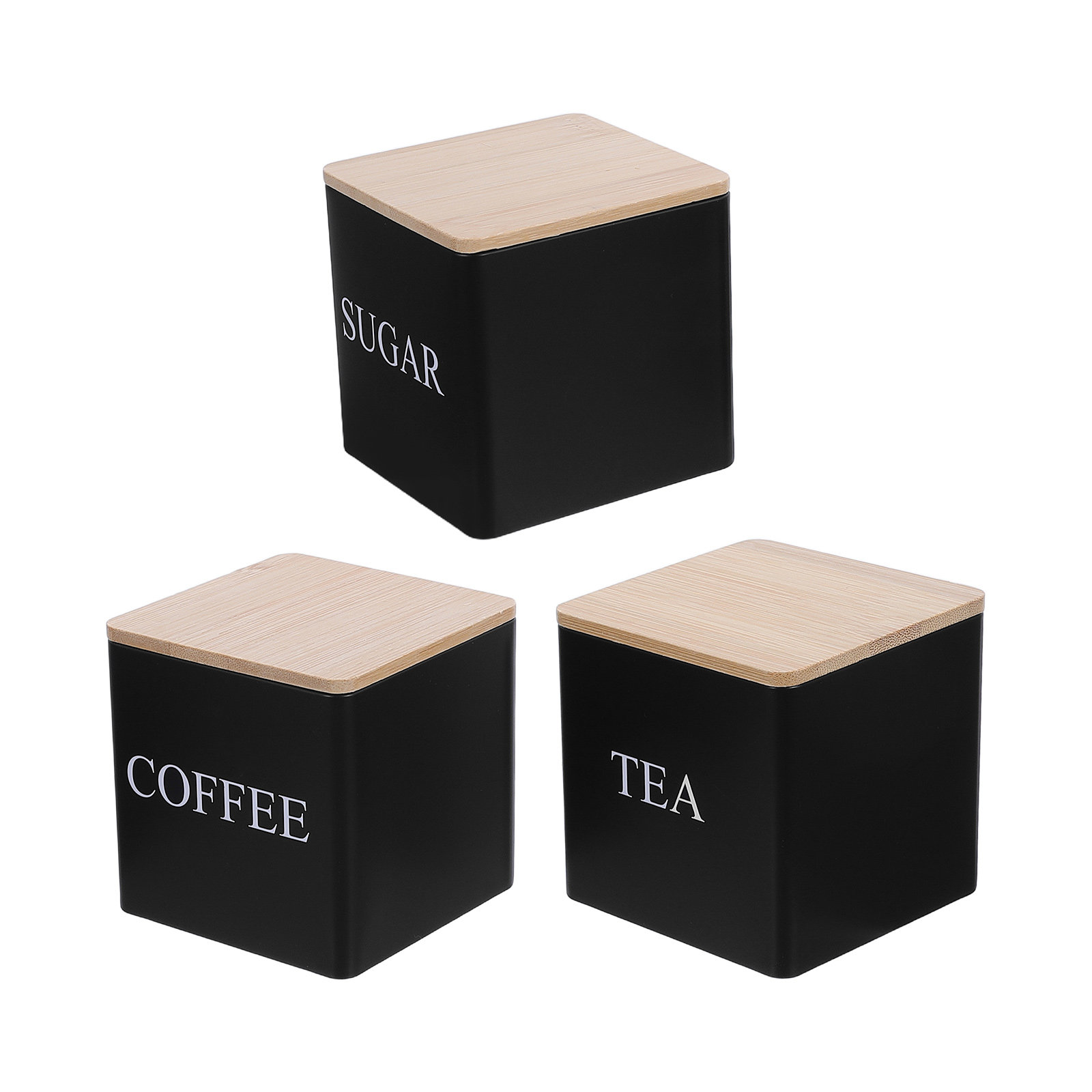 3Pcs Metal Tea Coffee Sugar Ca - đánh giá và giá Coffee Tea Sugar Set